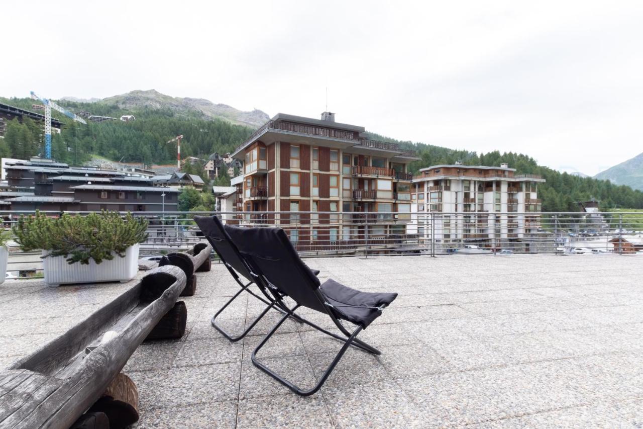 Appartamento Bilocale in centro con terrazzo e wifi - AS11 Breuil-Cervinia Esterno foto